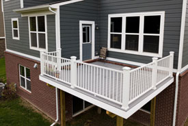 Composite Deck Constructed by Custom Deck Creations