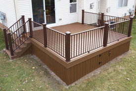 Beautiful Deck Finished by Custom Deck Creations